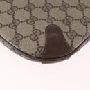 GUCCI GG Supreme Web Sherry Line Shoulder Bag PVC Brown 904 02 026 Auth am13133A-13