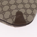 GUCCI GG Supreme Web Sherry Line Shoulder Bag PVC Brown 904 02 026 Auth am13133A-14