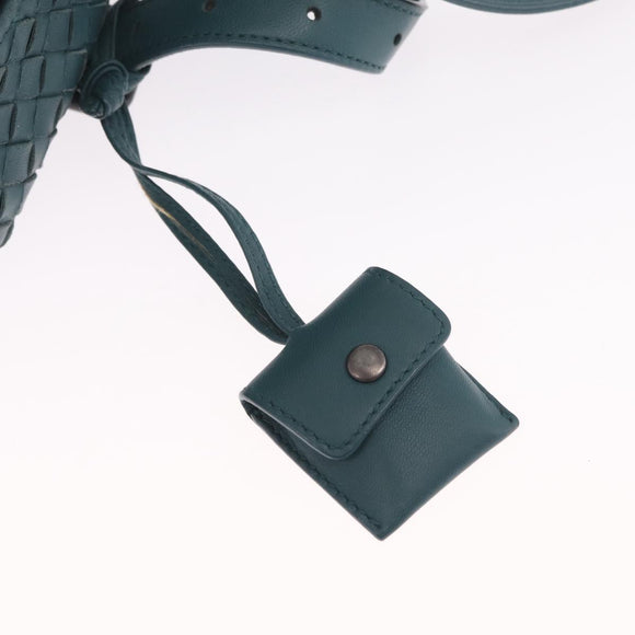 Bottega Veneta INTRECCIATO Hand Bag Leather Green Auth am13135V