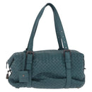 Bottega Veneta INTRECCIATO Hand Bag Leather Green Auth am13135V-2