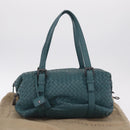 Bottega Veneta INTRECCIATO Hand Bag Leather Green Auth am13135V-27