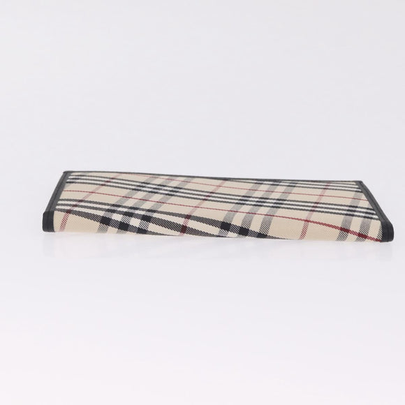 BURBERRY Nova Check Day Planner Cover Canvas Beige Auth am13141V