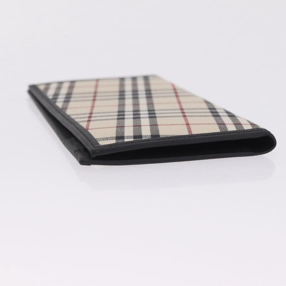 BURBERRY Nova Check Day Planner Cover Canvas Beige Auth am13141V