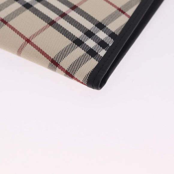 BURBERRY Nova Check Day Planner Cover Canvas Beige Auth am13141V