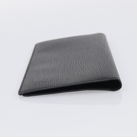 LOUIS VUITTON Epi Porte Cartes Credit Long Wallet Black M63212 LV Auth am13142A