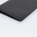 LOUIS VUITTON Epi Porte Cartes Credit Long Wallet Black M63212 LV Auth am13142A-9