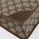 GUCCI GG Supreme Clutch Bag PVC Beige 89 01 029 Auth am13143-10