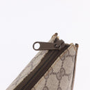 GUCCI GG Supreme Clutch Bag PVC Beige 89 01 029 Auth am13143-12