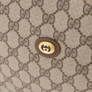 GUCCI GG Supreme Clutch Bag PVC Beige 89 01 029 Auth am13143-13