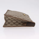 GUCCI GG Supreme Clutch Bag PVC Beige 89 01 029 Auth am13143-4