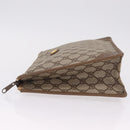 GUCCI GG Supreme Clutch Bag PVC Beige 89 01 029 Auth am13143-5