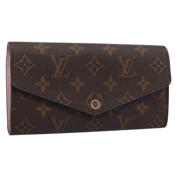 LOUIS VUITTON Monogram Portefeuille Sarah Wallet New model M61734 Auth am13148M