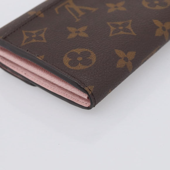LOUIS VUITTON Monogram Portefeuille Sarah Wallet New model M61734 Auth am13148M