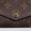 LOUIS VUITTON Monogram Portefeuille Sarah Wallet New model M61734 Auth am13148M-12