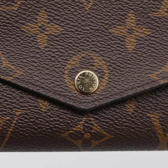 LOUIS VUITTON Monogram Portefeuille Sarah Wallet New model M61734 Auth am13148M