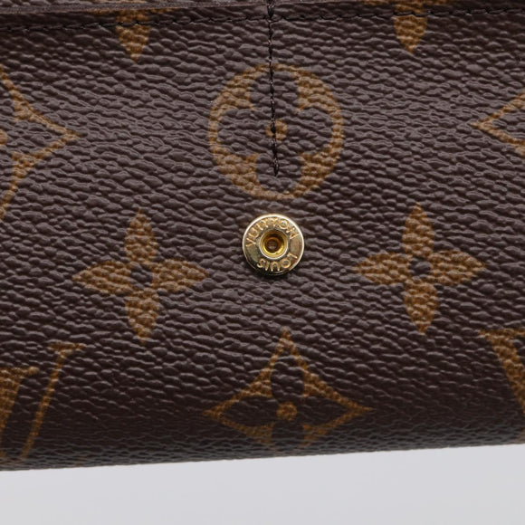 LOUIS VUITTON Monogram Portefeuille Sarah Wallet New model M61734 Auth am13148M