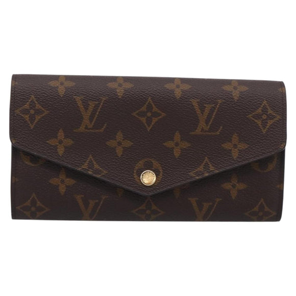 LOUIS VUITTON Monogram Portefeuille Sarah Wallet New model M61734 Auth am13148M