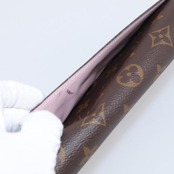 LOUIS VUITTON Monogram Portefeuille Sarah Wallet New model M61734 Auth am13148M