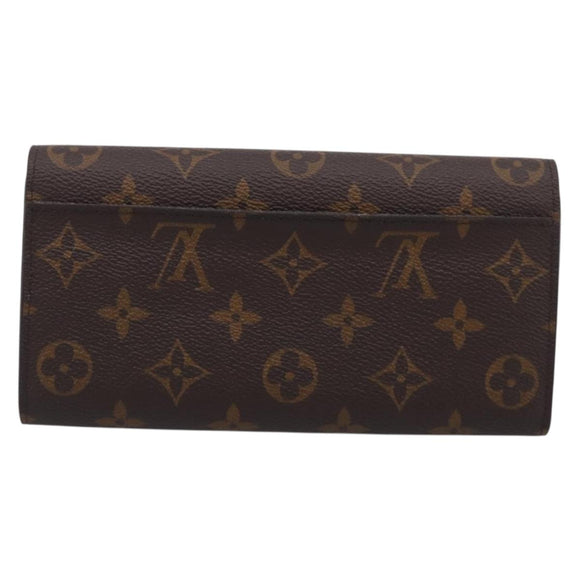 LOUIS VUITTON Monogram Portefeuille Sarah Wallet New model M61734 Auth am13148M