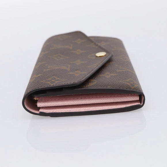 LOUIS VUITTON Monogram Portefeuille Sarah Wallet New model M61734 Auth am13148M