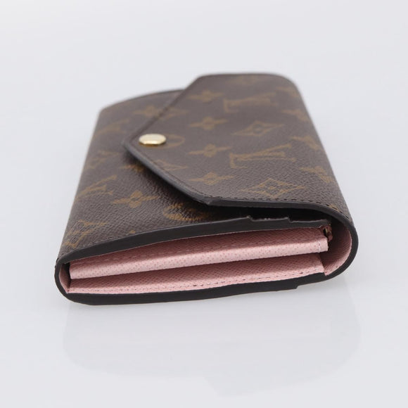 LOUIS VUITTON Monogram Portefeuille Sarah Wallet New model M61734 Auth am13148M