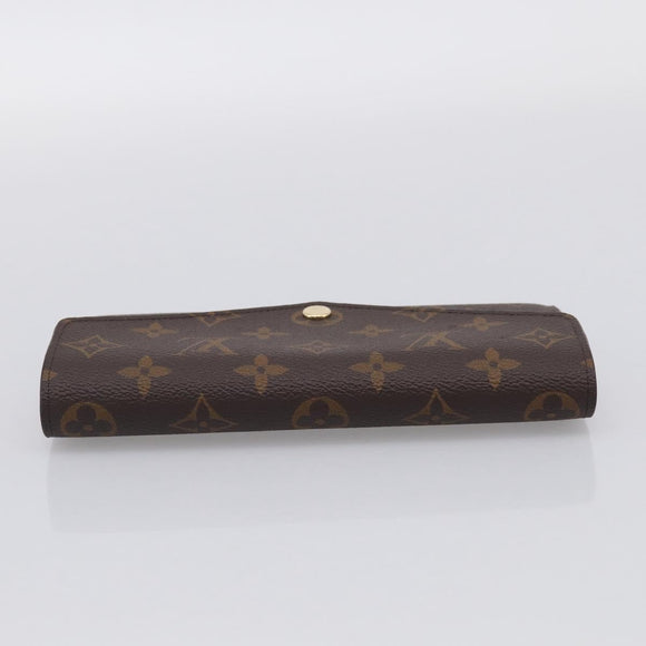 LOUIS VUITTON Monogram Portefeuille Sarah Wallet New model M61734 Auth am13148M