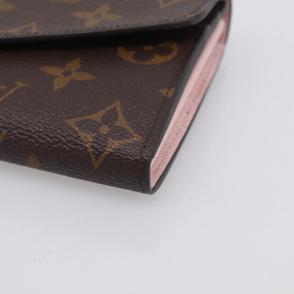 LOUIS VUITTON Monogram Portefeuille Sarah Wallet New model M61734 Auth am13148M
