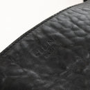 CELINE Tote Bag Leather Black Silver Auth am13149A-16