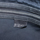 CELINE Tote Bag Leather Black Silver Auth am13149A-19