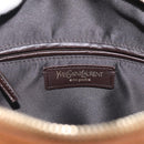 Saint Laurent Muse Hand Bag Leather Brown Gold 156465 Auth am13150V-18