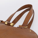 Saint Laurent Muse Hand Bag Leather Brown Gold 156465 Auth am13150V-8