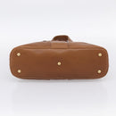 Saint Laurent Muse Hand Bag Leather Brown Gold 156465 Auth am13150V-9