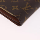 LOUIS VUITTON Monogram Porto Papie Zip Wallet M61207 LV Auth am13154A-11