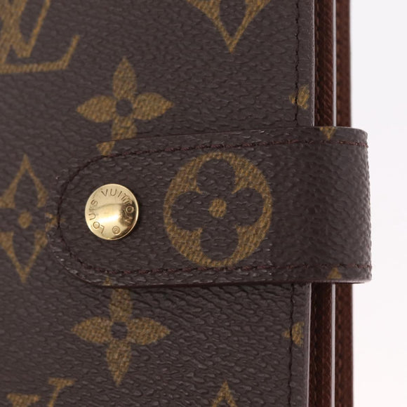 LOUIS VUITTON Monogram Porto Papie Zip Wallet M61207 LV Auth am13154A