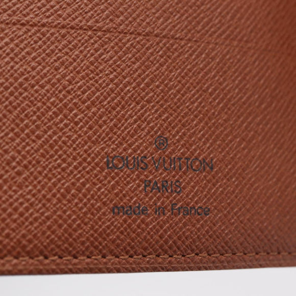 LOUIS VUITTON Monogram Porto Papie Zip Wallet M61207 LV Auth am13154A