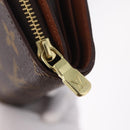 LOUIS VUITTON Monogram Porto Papie Zip Wallet M61207 LV Auth am13154A-20