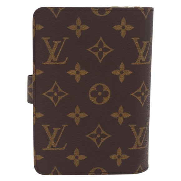 LOUIS VUITTON Monogram Porto Papie Zip Wallet M61207 LV Auth am13154A