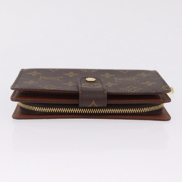 LOUIS VUITTON Monogram Porto Papie Zip Wallet M61207 LV Auth am13154A