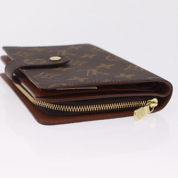 LOUIS VUITTON Monogram Porto Papie Zip Wallet M61207 LV Auth am13154A