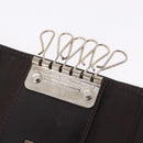 FENDI Zucca Canvas Key Case Black Brown Auth am13155V-15