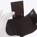 FENDI Zucca Canvas Key Case Black Brown Auth am13155V-16