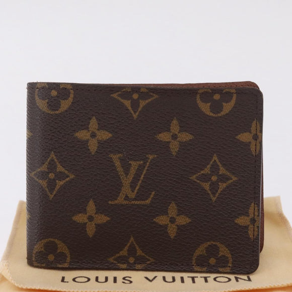 LOUIS VUITTON Monogram Portefeuille Multipull Bifold Wallet M60895 Auth am13160V