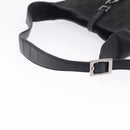 GUCCI GG Canvas Jackie Shoulder Bag Black Silver 28628 Auth am13161V-7