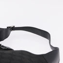 GUCCI GG Canvas Jackie Shoulder Bag Black Silver 28628 Auth am13161V-8
