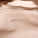 CHANEL Chain Luxury Hand Bag Leather Ivory Silver CC Auth am13162SAM-16