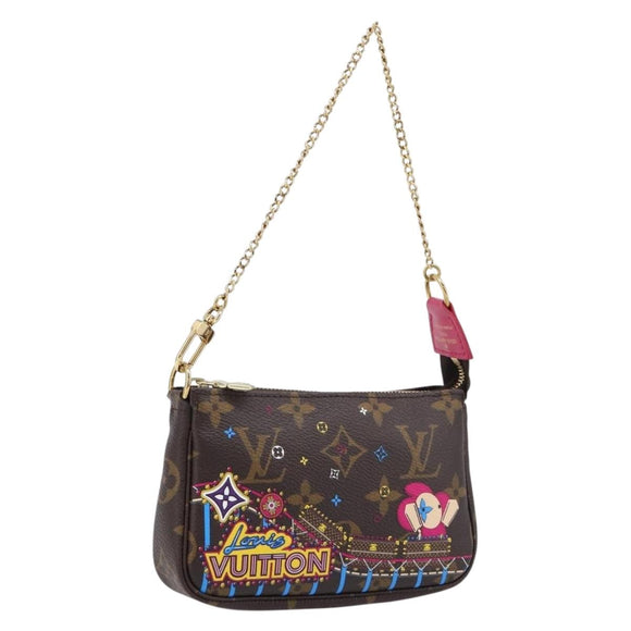 LOUIS VUITTON Monogram Vivienne Mini Pochette Accessoires M69752 Auth am13169SAM