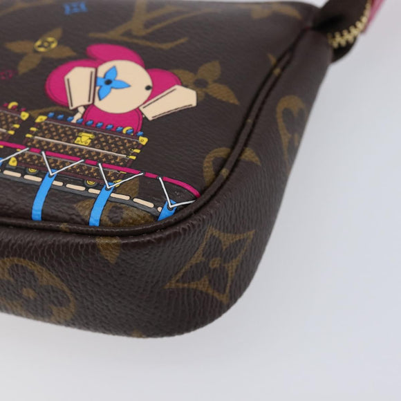LOUIS VUITTON Monogram Vivienne Mini Pochette Accessoires M69752 Auth am13169SAM