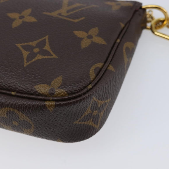 LOUIS VUITTON Monogram Vivienne Mini Pochette Accessoires M69752 Auth am13169SAM