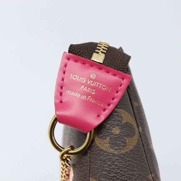 LOUIS VUITTON Monogram Vivienne Mini Pochette Accessoires M69752 Auth am13169SAM