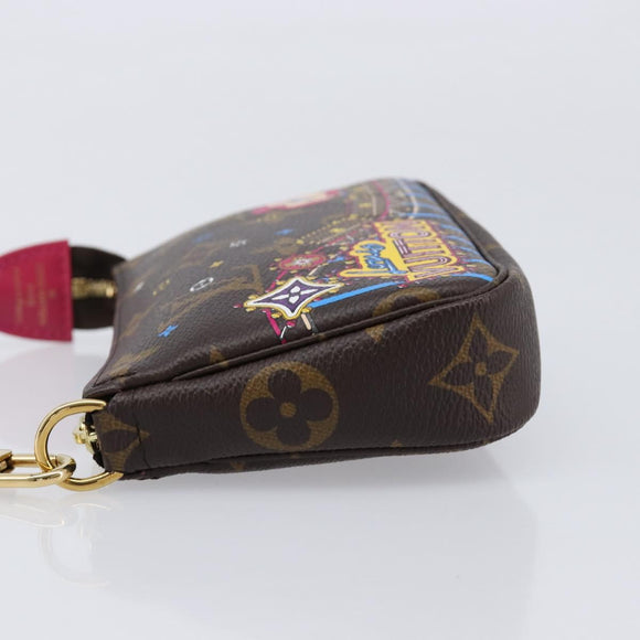 LOUIS VUITTON Monogram Vivienne Mini Pochette Accessoires M69752 Auth am13169SAM